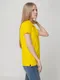 Футболка поло женская Unit Virma Lady, желтая - фото № 6