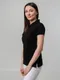 Футболка поло женская Unit Virma Premium Lady, черная - фото № 7