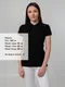 Футболка поло женская Unit Virma Premium Lady, черная - фото № 6