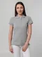 Футболка поло женская Unit Virma Premium Lady, серый меланж - фото № 6
