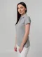 Футболка поло женская Unit Virma Premium Lady, серый меланж - фото № 7
