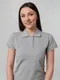 Футболка поло женская Unit Virma Premium Lady, серый меланж - фото № 10