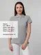 Футболка поло женская Unit Virma Premium Lady, серый меланж - фото № 5