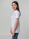 Футболка поло женская Unit Virma Stretch Lady, белая - фото № 6
