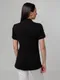 Футболка поло женская Unit Virma Stretch Lady, черная - фото № 6