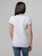 Футболка поло женская Unit Virma Stripes Lady, белая - фото № 7