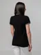 Футболка поло женская Unit Virma Stripes Lady, черная - фото № 8