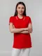Футболка поло женская Unit Virma Stripes Lady, красная - фото № 6