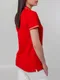 Футболка поло женская Unit Virma Stripes Lady, красная - фото № 8