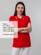 Футболка поло женская Unit Virma Stripes Lady, красная - фото № 5