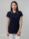 Футболка поло женская Unit Virma Stripes Lady, темно-синяя - фото № 6