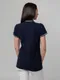 Футболка поло женская Unit Virma Stripes Lady, темно-синяя - фото № 7