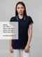 Футболка поло женская Unit Virma Stripes Lady, темно-синяя - фото № 5