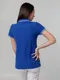 Футболка поло женская Unit Virma Stripes Lady, ярко-синяя - фото № 7