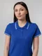 Футболка поло женская Unit Virma Stripes Lady, ярко-синяя - фото № 9
