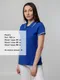 Футболка поло женская Unit Virma Stripes Lady, ярко-синяя - фото № 5