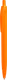 Ручка шариковая пластиковая Darom Color, оранжевая - фото № 1