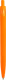 Ручка шариковая пластиковая Darom Color, оранжевая - фото № 2