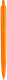 Ручка шариковая пластиковая Darom Color, оранжевая - фото № 3