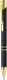Ручка Kosko Soft Gold Mirror, черная - фото № 1