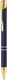 Ручка Kosko Soft Gold Mirror, синяя - фото № 1