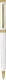 Ручка металлическая Meteor Soft Gold Mirror, белая - фото № 3