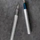 Ручка перьевая Pininfarina PF One Silver Blue, серебряная / синяя - фото № 19
