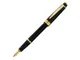 Ручка перьевая пластиковая Cross Bailey Ligh Polished Black Resin and Gold Tone, перо F, черная - фото № 1