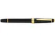 Ручка перьевая пластиковая Cross Bailey Ligh Polished Black Resin and Gold Tone, перо F, черная - фото № 4
