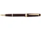 Ручка перьевая пластиковая Cross Bailey Light Polished Burgundy Resin and Gold Tone, перо F, красная - фото № 2