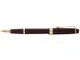 Ручка перьевая пластиковая Cross Bailey Light Polished Burgundy Resin and Gold Tone, перо F, красная - фото № 5