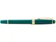 Ручка перьевая пластиковая Cross Bailey Light Polished Green Resin and Gold Tone, перо F, зеленая / золотая - фото № 5