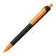 Ручка шариковая пластиковая Lecce Pen Forte Soft Black, софт тач, черная / оранжевая - фото № 1