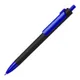 Ручка шариковая пластиковая Lecce Pen Forte Soft Black, софт тач, черная / синяя - фото № 1