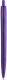 Ручка шариковая пластиковая Darom Color, фиолетовая - фото № 3