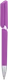 Ручка шариковая пластиковая Zoom Soft, фиолетовая - фото № 1
