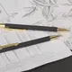Ручка шариковая CPen Ray, чёрная, покрытие soft touch - фото № 2