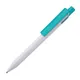 Ручка шариковая пластиковая Lecce Pen Zen, белая / бирюзовая - фото № 1