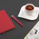 Ручка шариковая CPen Alice, красная, покрытие soft touch - фото № 2