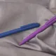 Ручка шариковая металлическая Chili Jupiter, soft touch, синяя - фото № 2