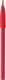 Ручка шариковая картонная Kraft, ярко-красная - фото № 2