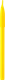 Ручка шариковая картонная Kraft, желтая - фото № 2