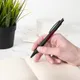 Ручка шариковая металлическая B1 Enigma, soft-touch, черная / серебристая - фото № 7