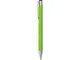 Ручка шариковая металлическая Color It C1, soft-touch, зеленая - фото № 3