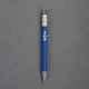 Ручка шариковая металлическая CPen Spin, soft touch, темно-синяя / серебристая - фото № 3