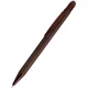 Ручка шариковая металлическая Elysia, soft-touch, коричневая - фото № 1