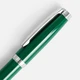 Ручка шариковая металлическая  Letra Chrome, глянцевая, темно-зеленая - фото № 3