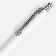 Ручка шариковая металлическая Lobby Soft Touch Chrome, белая - фото № 3