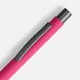 Ручка шариковая металлическая Open Atento Soft Touch, розовая - фото № 3