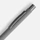 Ручка шариковая металлическая Open Atento Soft Touch, серая - фото № 3